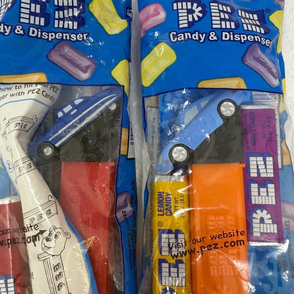 Disney Cars Doc Hudson Sally Pez Candy Dispenser set of 2 New Sealed